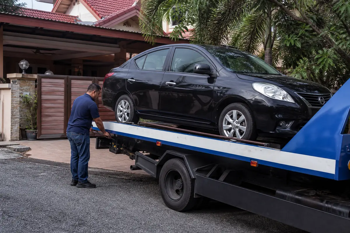 Penerima dan pergerakan darat
